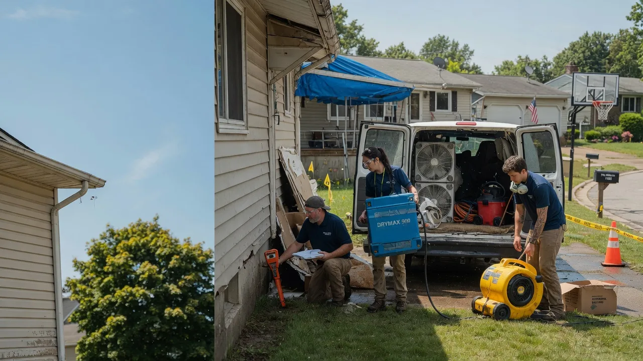 Ceiling Leak Cleanup in Thornville, OH near me